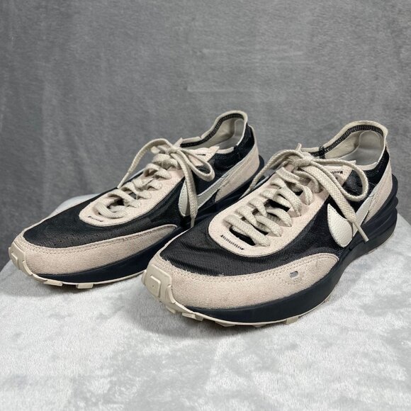Nike Waffle One Black Khaki Sneakers Mens Size 11 US Retro Style‎ DJ0966-991 - Picture 3 of 8